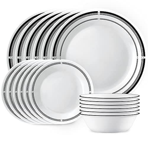 Corelle Vitrelle Timber Shadows 18-Piece Service for 6 Dinnerware Set — Brasserie