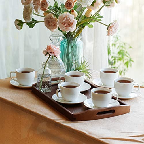 Royal 8oz Tea Set: Pot, 4 Cups, Creamer, Sugar, Porcelain