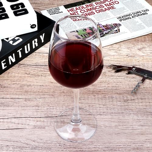 High-end 12oz Red Wine Glasses Set, Perfect for Banquets, Weddings & Gifts