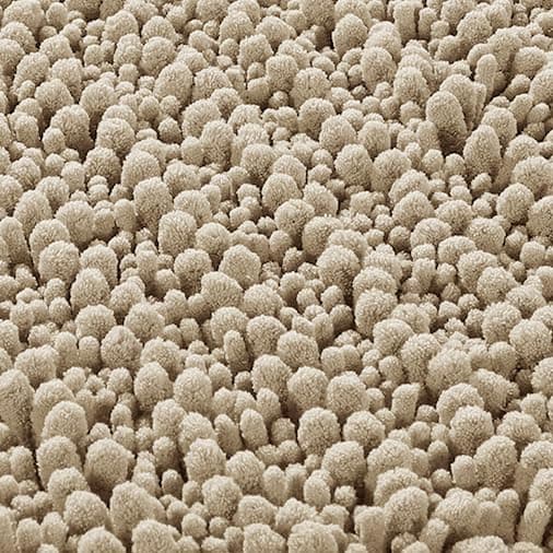 Yimobra Large Grey Non-Slip Bath Rug Mat — Pale Khaki