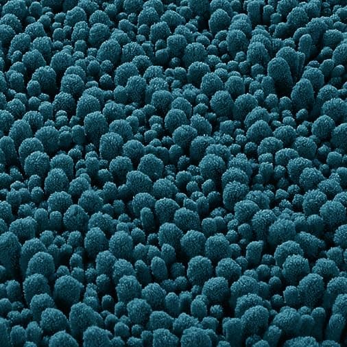 Yimobra Large Grey Non-Slip Bath Rug Mat — Rustic Turquoise