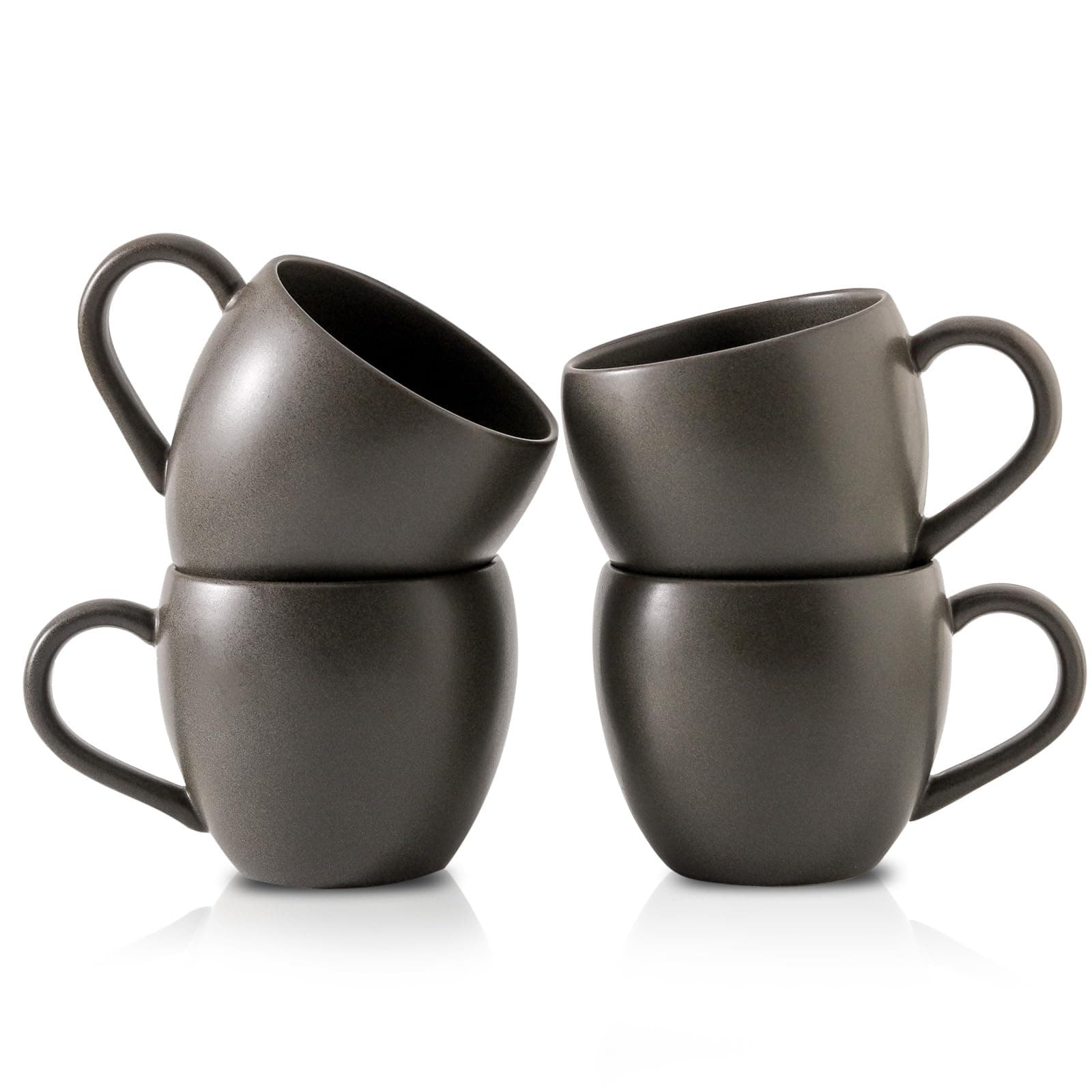 Ceramic Coffee Mugs Set of 4 for Christmas Gifts