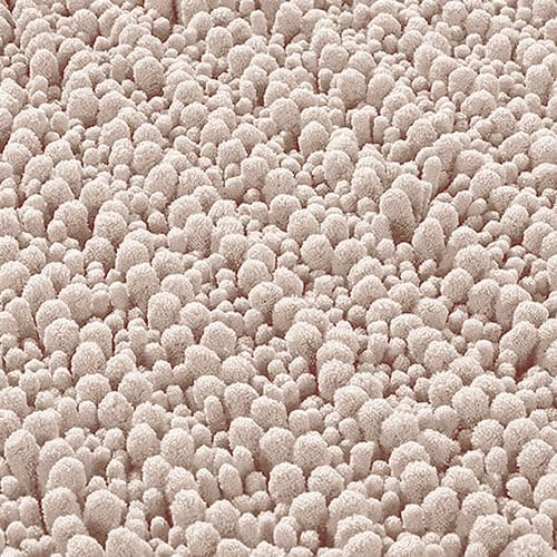 Yimobra Large Grey Non-Slip Bath Rug Mat — Pinkish Beige