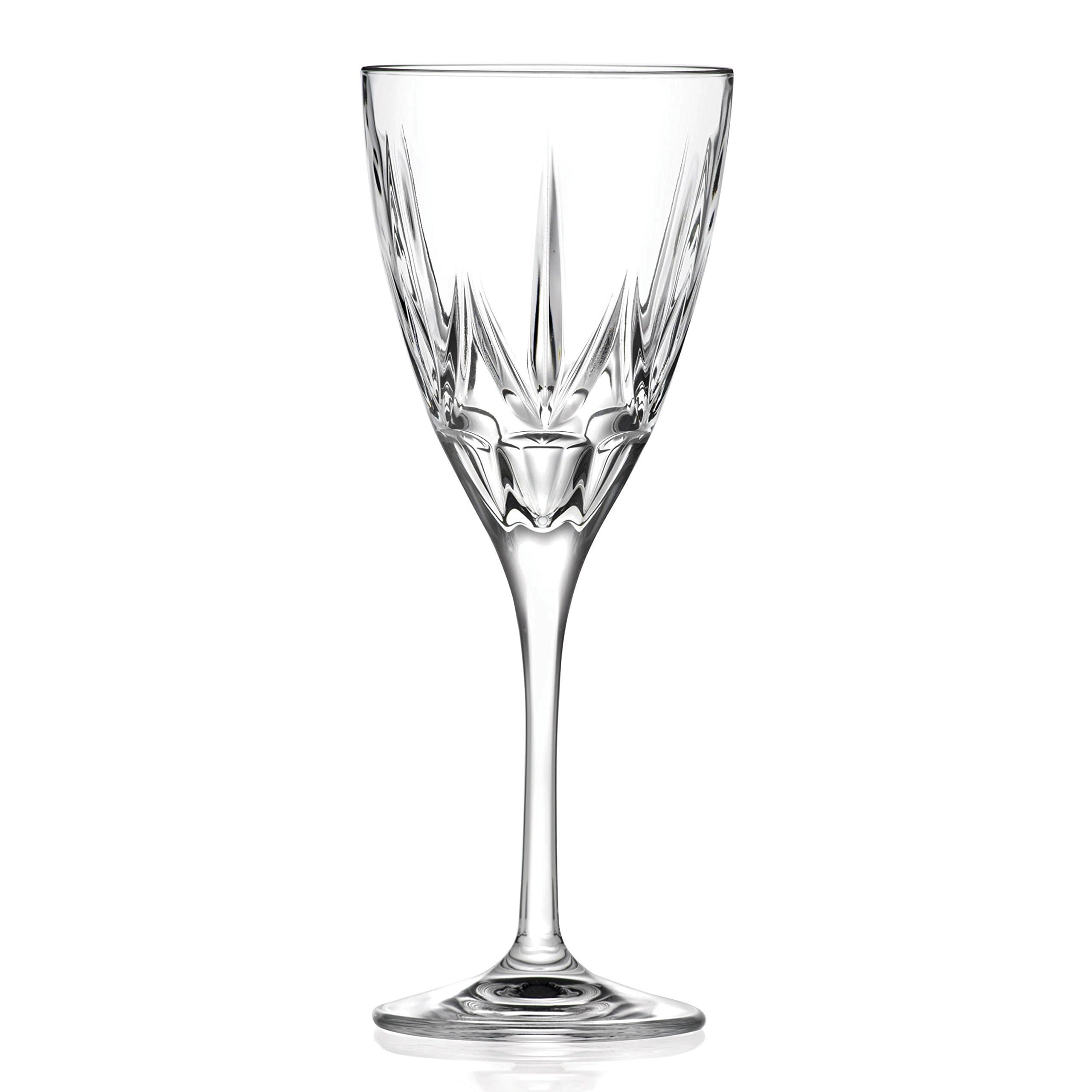 Lorren Home Trends Chic White Wine Goblets (Set of 6)