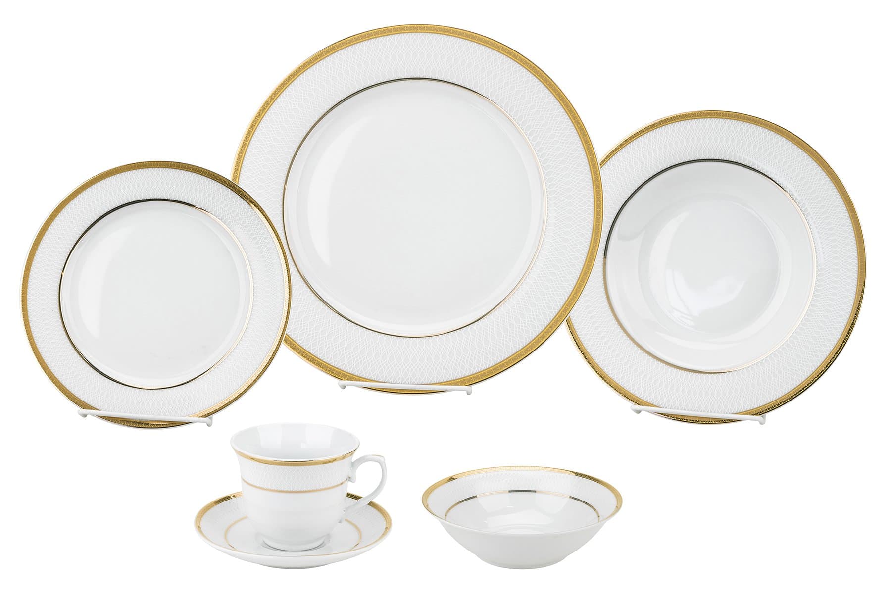Gold Dinnerware by Lorren Home Trends