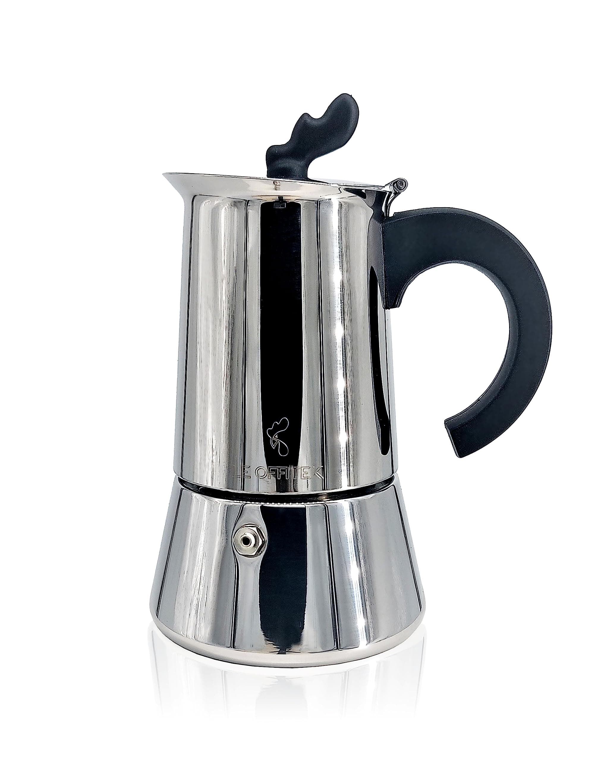 Stainless Steel Stovetop Espresso Maker, Italian Coffee, 10 Cups