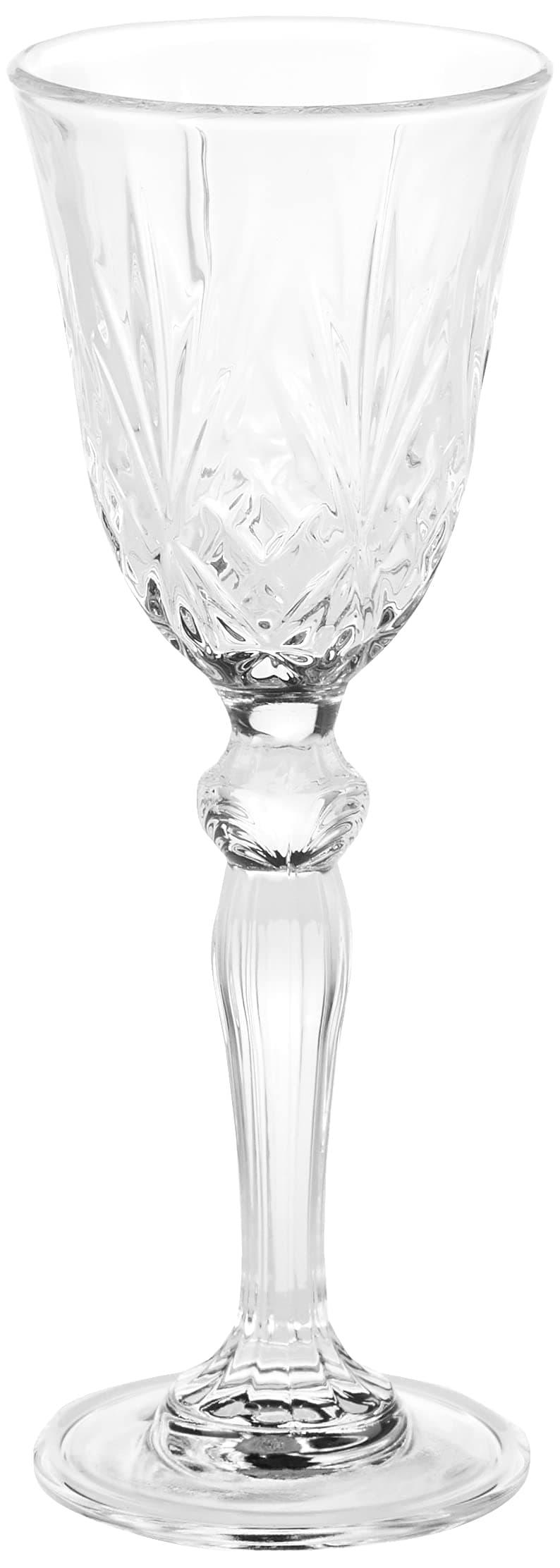 Lorren Crystal Melodia Liquor Glass Set for Home (Pack of 6)