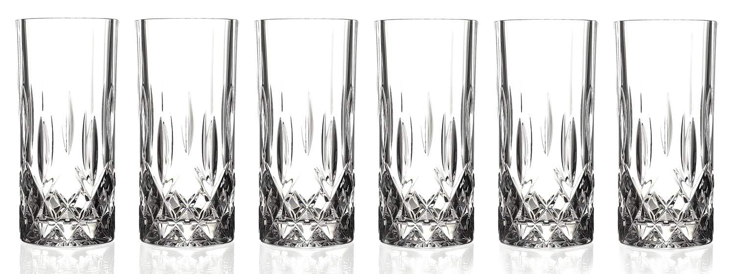 Lorren Home Trends High Ball Glass Set for Adults
