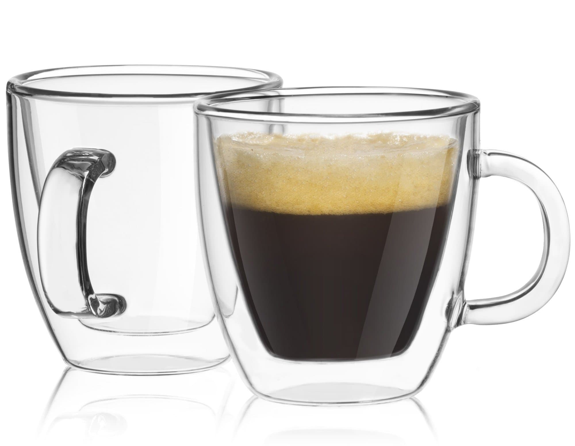 Double Wall Insulated Espresso Mugs (Set of 2) - 5.4-Ounces