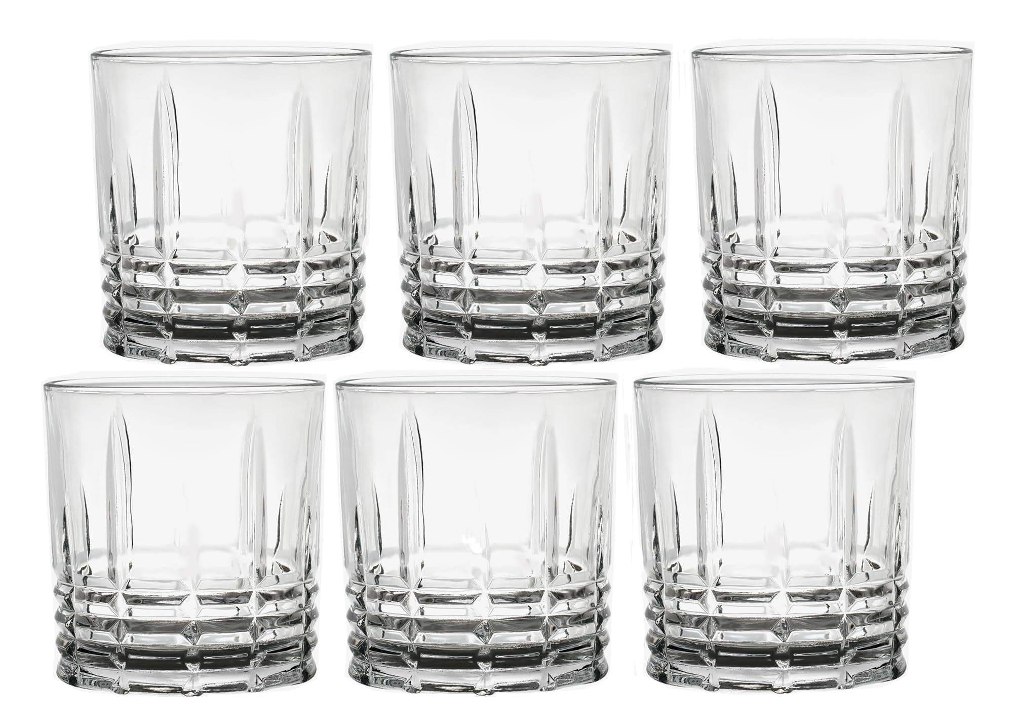 Lorren Home Trends Double Old Fashion Drinking Glasses - Set of 6