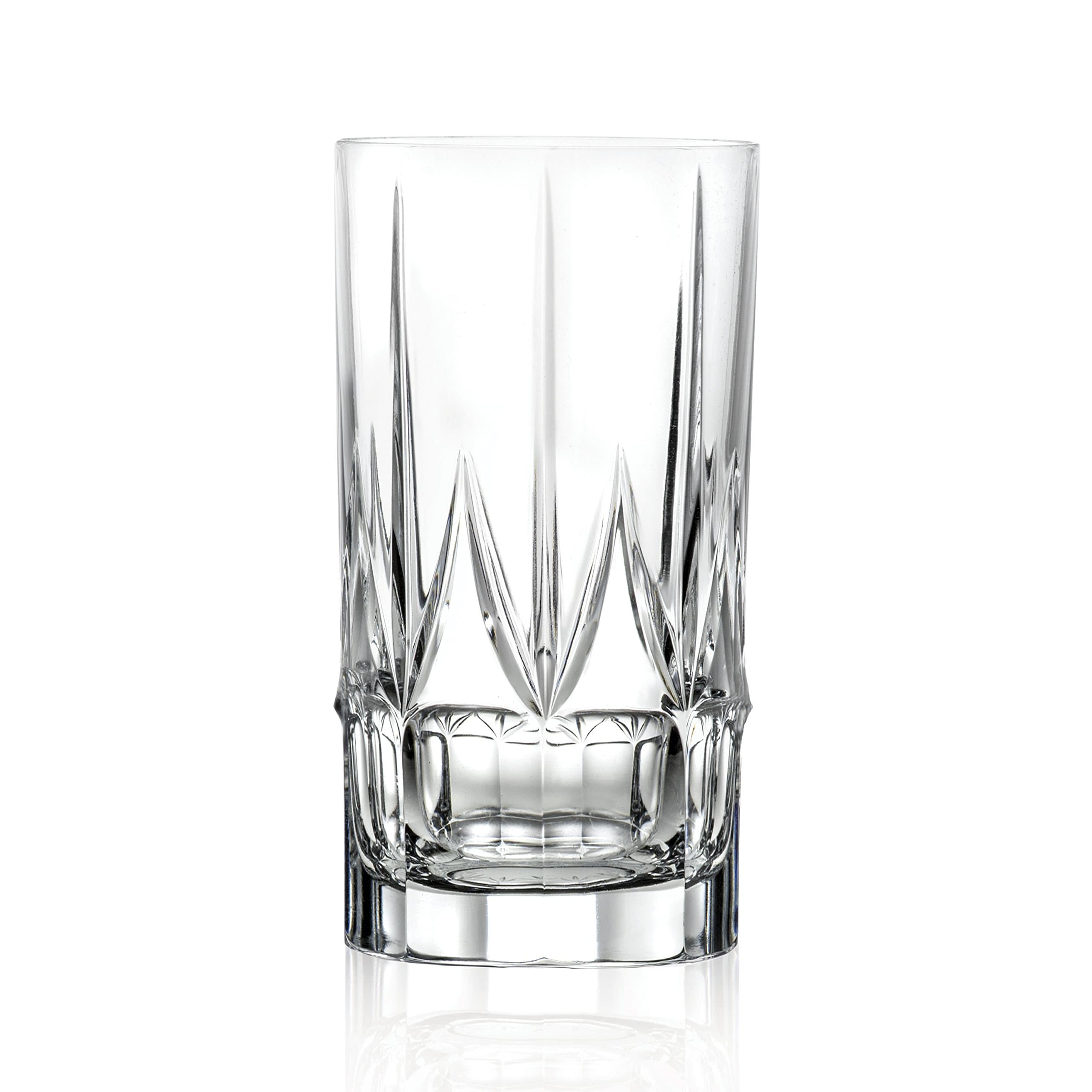 Lorren Home Trendy Set of 6 Clear High Ball Tumblers