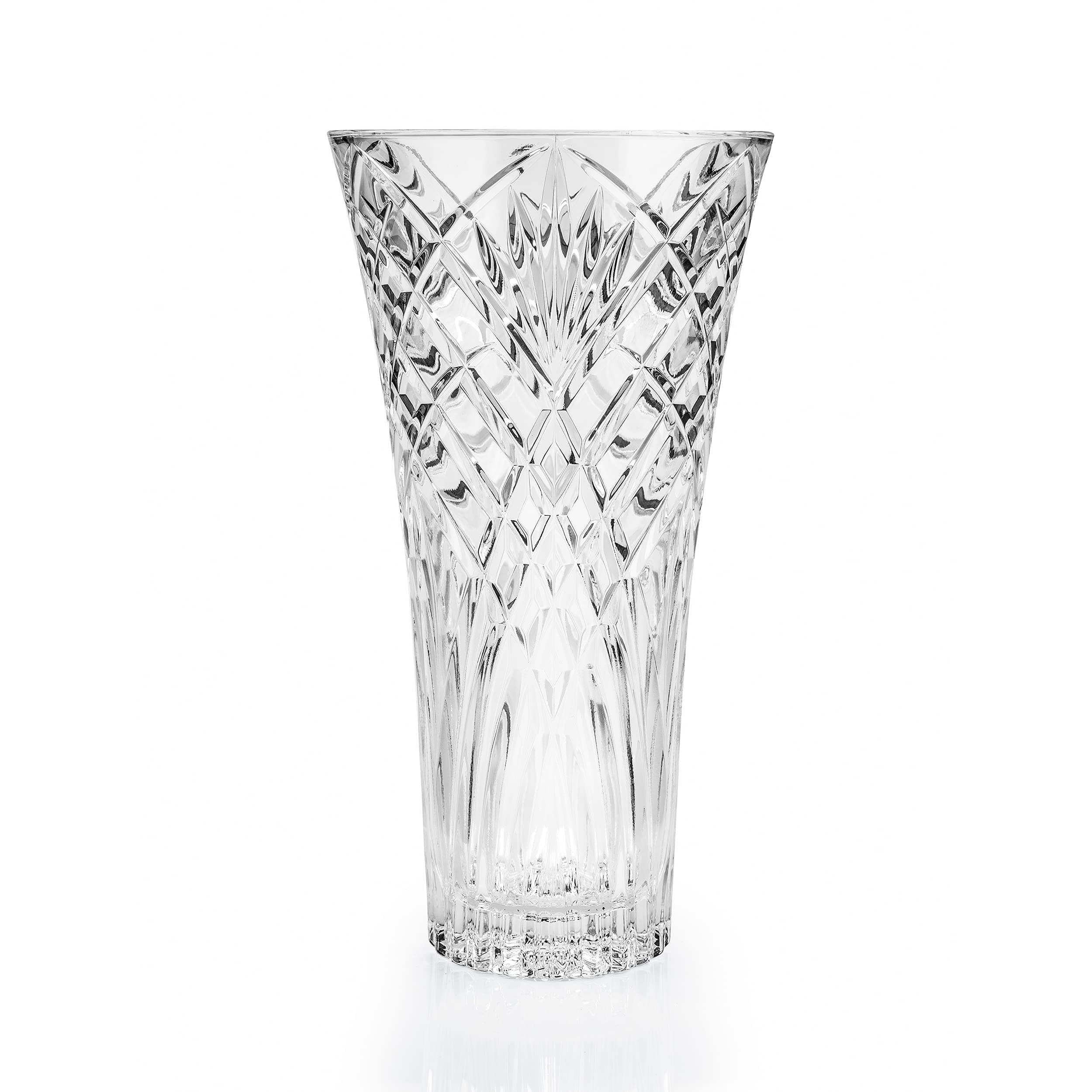 Handsfree Crystal Flower Vase, 16 x 16 x 30.25 cm