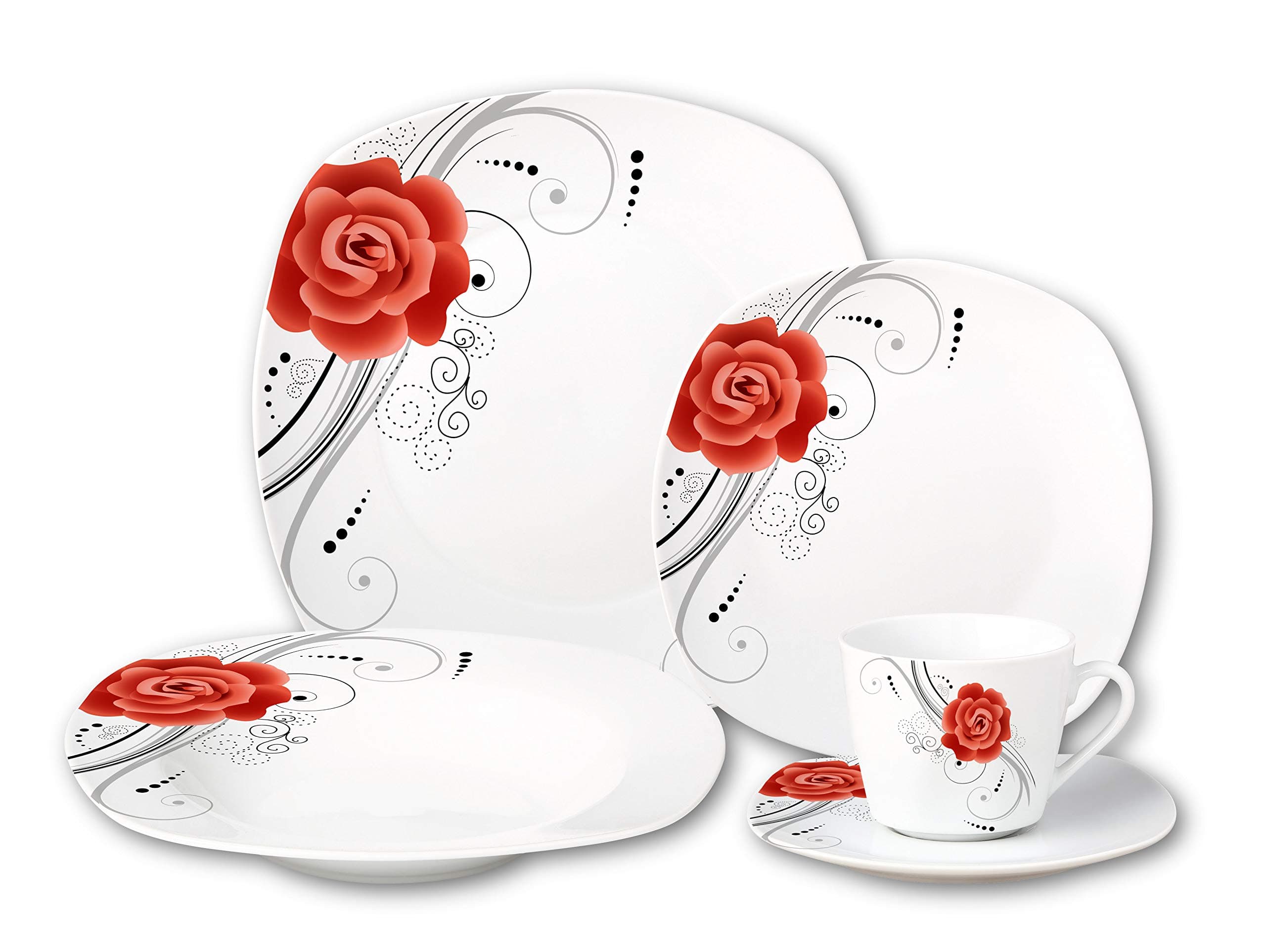 Lorren Home Trends LH450 Dinner Sets for Gatherings